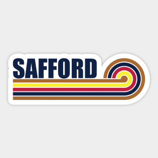 Safford Arizona horizontal sunset Sticker